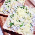 STimeBlues's cooksnap of when they made 栄養満点！時短簡単！しらすチーズトースト.