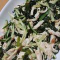 ナーちゃん's cooksnap of when they made ○鶏と胡瓜の梅マヨサラダ○.