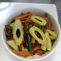 ミロ9607's cooksnap of when they made ちくわとピーマンのカレー粉炒め。.