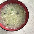 Ruriluru's cooksnap of when they made わかめ卵スープ.