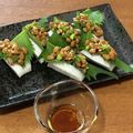 Etsu☆ko's cooksnap of when they made ★かまぼこのシソ納豆包み★.