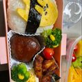 ゆりんこ♪'s cooksnap of when they made 薄焼き卵で！キャラ弁「ぐでたま」おにぎり.