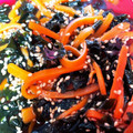 Lei's cooking's cooksnap of when they made *人参とワカメの酢の物*.