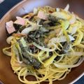Fmeshijp's cooksnap of when they made アイヌネギ（行者にんにく）のパスタ.