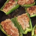 居酒屋まるみ's cooksnap of when they made 1番簡単　ジューシーピーマンの肉詰め.