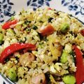 よよっち♪'s cooksnap of when they made 減量中！✨豆腐入り 炒め飯～節約にも♬〜.