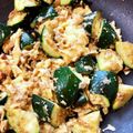 milsalud's cooksnap of when they made ズッキーニと卵のスパイス炒め.