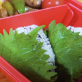 ｅｋ４'s cooksnap of when they made 大葉とゆかりのおにぎり.