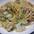 attunIIO's cooksnap of when they made 満腹★キャベツ＆ツナのパスタ.