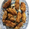 よーはるまー's cooksnap of when they made ナスとチーズの豚巻きフライ.