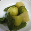 由芽15's cooksnap of when they made じゃがいもとピーマンの甘辛炒め.