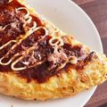うずらのこ's cooksnap of when they made 小麦粉と卵だけなのにふわふわ！お好み焼き.