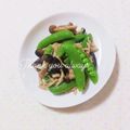 まあまま☆0403's cooksnap of when they made スナップえんどう&キノコのマヨ炒め＊.
