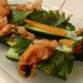 のらむーちょ's cooksnap of when they made つまみに♬きゅうりの青じそキムクリチのせ.