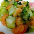 honey19's cooksnap of when they made ★チンゲン菜とむきエビ♪簡単な炒め物.