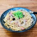 ねっちゃんっ's cooksnap of when they made にんにくバター醤油のパスタ.