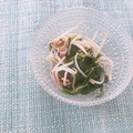 yesmama's cooksnap of when they made ほうれん草ともやしとカニカマのナムル.