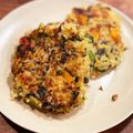 ぱんだ食堂★'s cooksnap of when they made 野菜たっぷりおやき 1歳半〜の幼児食.