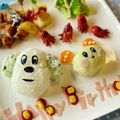 ぱんだ食堂★'s cooksnap of when they made 2歳 誕生日 ワンワン　うーたん.