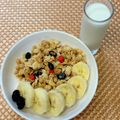 あい♪らんど's cooksnap of when they made フルーツグラノーラとバナナで簡単な朝ご飯.