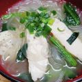 hanemakoo's cooksnap of when they made サラダチキンで鶏肉のフォー.