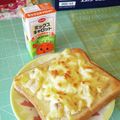 山ばあば's cooksnap of when they made バナナは潰してトーストしてる.