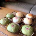 チャコりんりん's cooksnap of when they made HB★お抹茶桜ちぎりあんぱん.