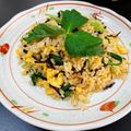 ふぁしゃんキッチン's cooksnap of when they made 大人味♪塩昆布と三つ葉の炒飯*山葵風味.