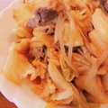 りかあや's cooksnap of when they made 炒めるだけの簡単☆豚キムチ.