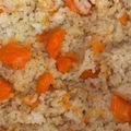 みき忠's cooksnap of when they made 甘さが際立つ！ニンジン1本丸ごとご飯.