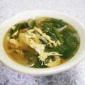 ＠迷子＠'s cooksnap of when they made ニラと新たまねぎの卵スープ.