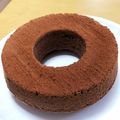 クックEFUYKH☆'s cooksnap of when they made HMで簡単☆チョコレートシフォンケーキ.