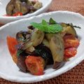 さくらスキップ's cooksnap of when they made 【副菜】なすとトマトのミント炒め.