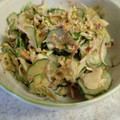 うぐいす♪'s cooksnap of when they made 茗荷と胡瓜のマヨポンおかか和え♬.