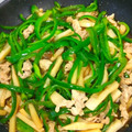 れれれ711's cooksnap of when they made 豚肉で簡単　青椒肉絲.