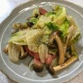 ☆すぬぴっぴ☆'s cooksnap of when they made レタス☆魚肉ソーセージ炒め.