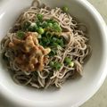 Ruriluru's cooksnap of when they made 柚子胡椒でピリ辛ウマい！納豆ぶっかけそば.