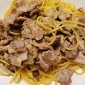 nosuya's cooksnap of when they made ガーリック醤油バター風味のパスタ.