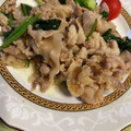 nuri0's cooksnap of when they made 豚肉とほうれん草のゆず味噌炒め.