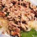 マックスの母's cooksnap of when they made レンジで簡単！キャベツともやしを梅豚肉で.