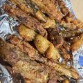hakuri425's cooksnap of when they made ＊衣カリカリ☆ごぼう揚げ＊.