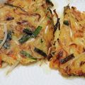 toumi's cooksnap of when they made 月末の救世主！もやしとツナのチヂミ.