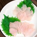 イーちゃん☆'s cooksnap of when they made 魚を捌こう！赤ハタの刺身・薄造り編.