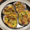 moekmoe's cooksnap of when they made フラワーカップの簡単ミニキッシュ♪.