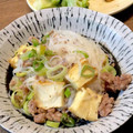 ばたみそーぱん☆'s cooksnap of when they made お弁当にも◎厚揚げとひき肉のねぎ塩春雨.