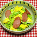 tokotann's cooksnap of when they made 春キャベツと卵とウインナーの中華炒め.