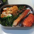 G_Yossan's cooksnap of when they made ふっくらシャケ弁、フライパンで.