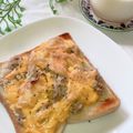 まめまるM's cooksnap of when they made ツナチェダナッツトースト＊冷凍作り置き可.