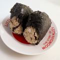 yukakobi☆'s cooksnap of when they made めんつゆとごまと塩昆布のおにぎり★.