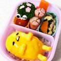 サイチョン's cooksnap of when they made 立体で簡単かわいい キャラ弁☆ぐでたま♪.